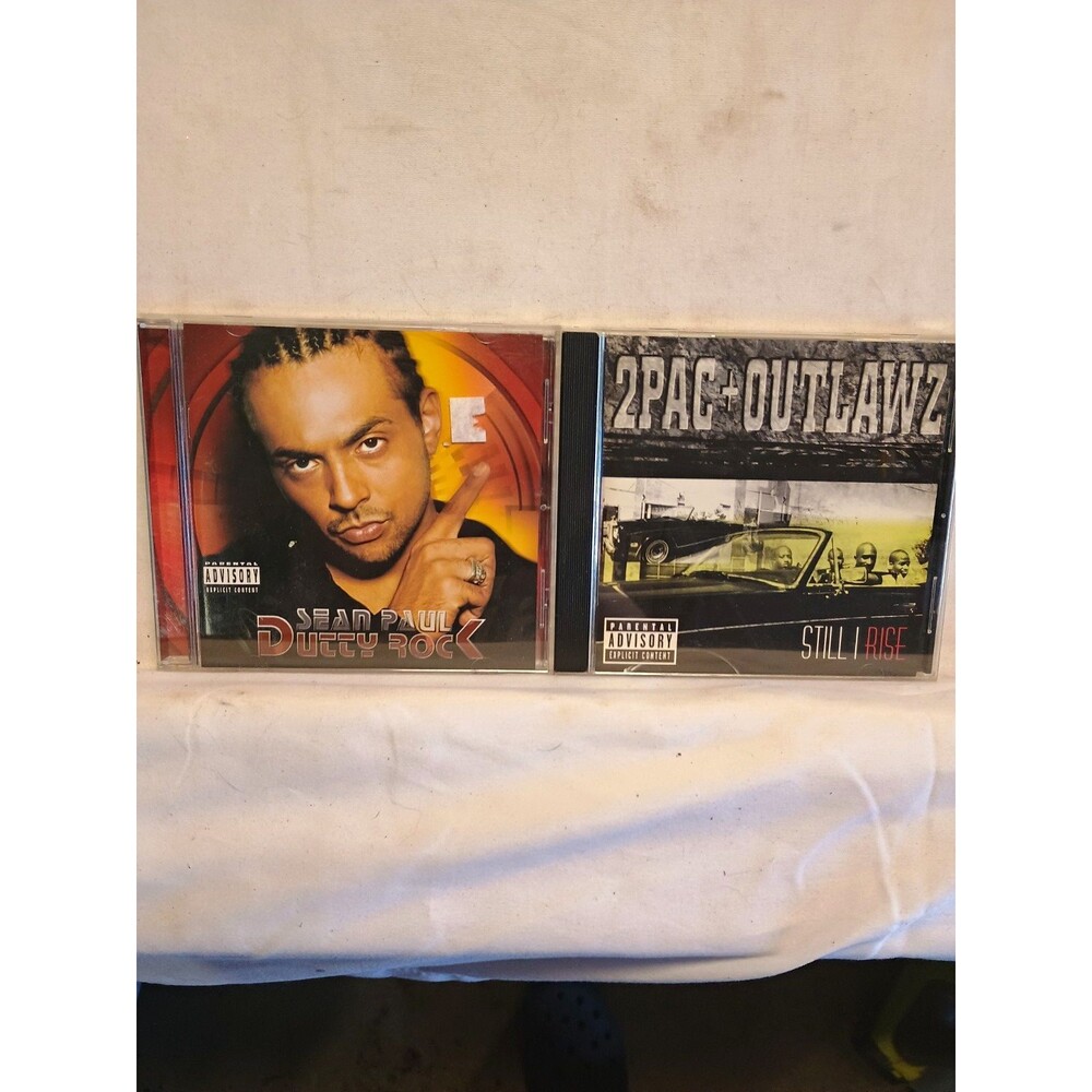 2 CD Hip Hop Lot Sean Paul Dutty Rock 2Pac Outlawz Still I Rise Rap